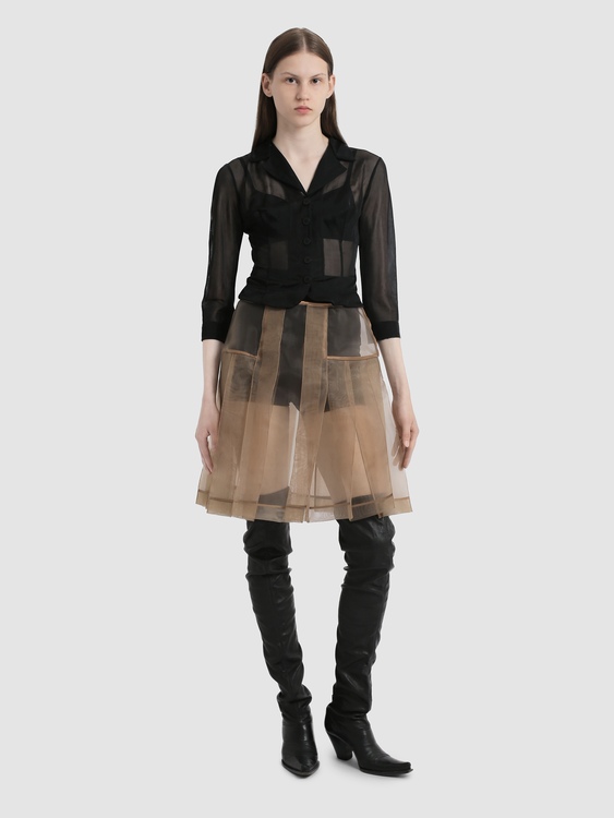 Miu Miu Crinoline Mesh Skirt 
