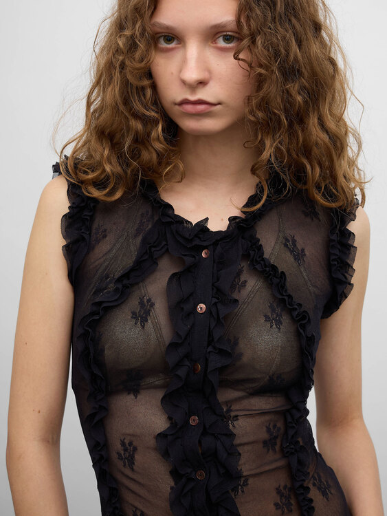 Nolita Mesh Lace Cardigan 