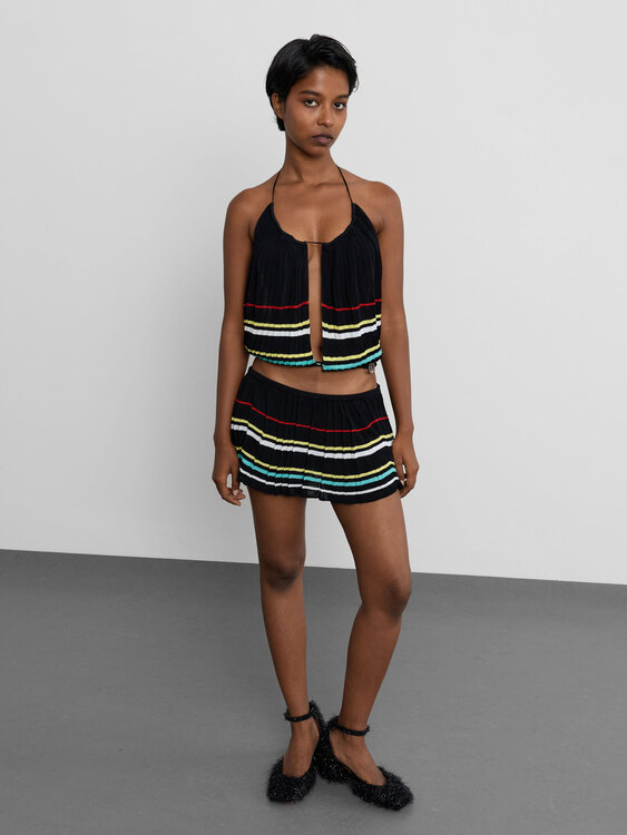 Miss Sixty Knitted Striped Set 