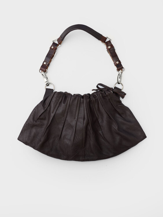 Brown Leather Handbag 