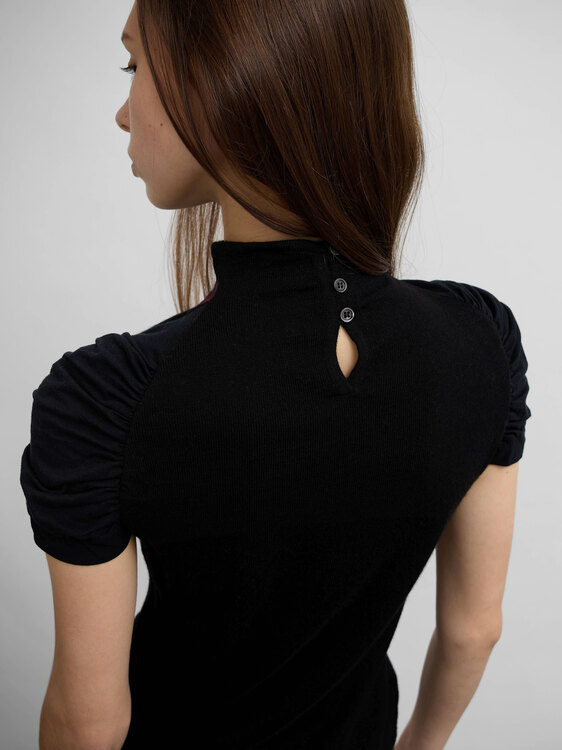 Merino Wool Graphic Print Vest 