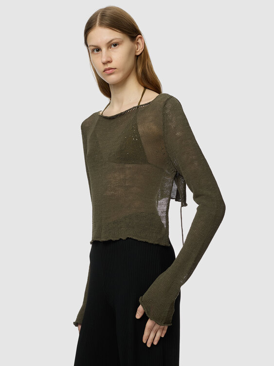Sarah Pacini Cropped Jumper 