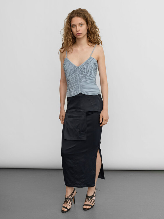 Emporio Armani Pleated Bustier 