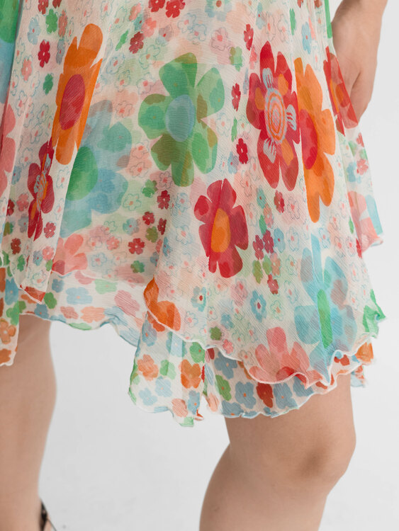 Plein Sud Layered Chiffon Skirt 