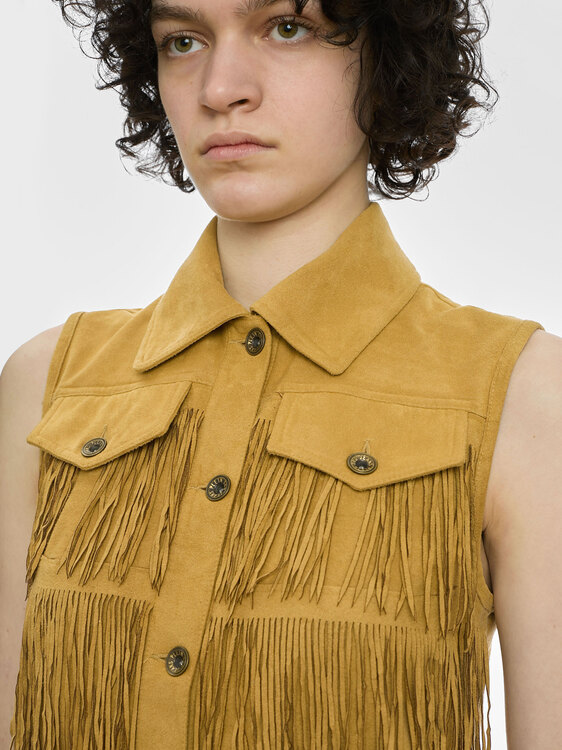 Plein Sud Fringed Vest 