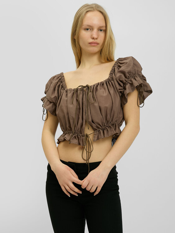 Michiko Koshino Milkmaid Blouse 