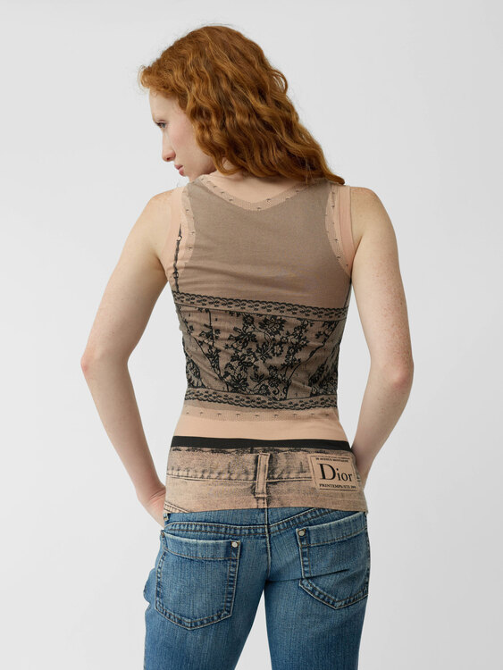 Dior Lace Print T-Shirt 