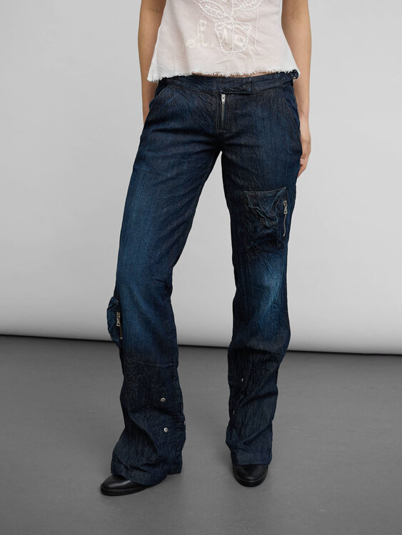 Miss Sixty Wrinkle Effect Jeans 