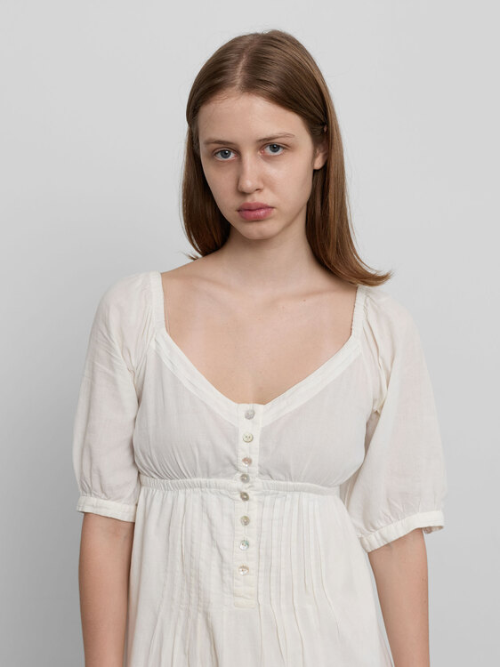 Lightweight Cotton Babydoll Dress 