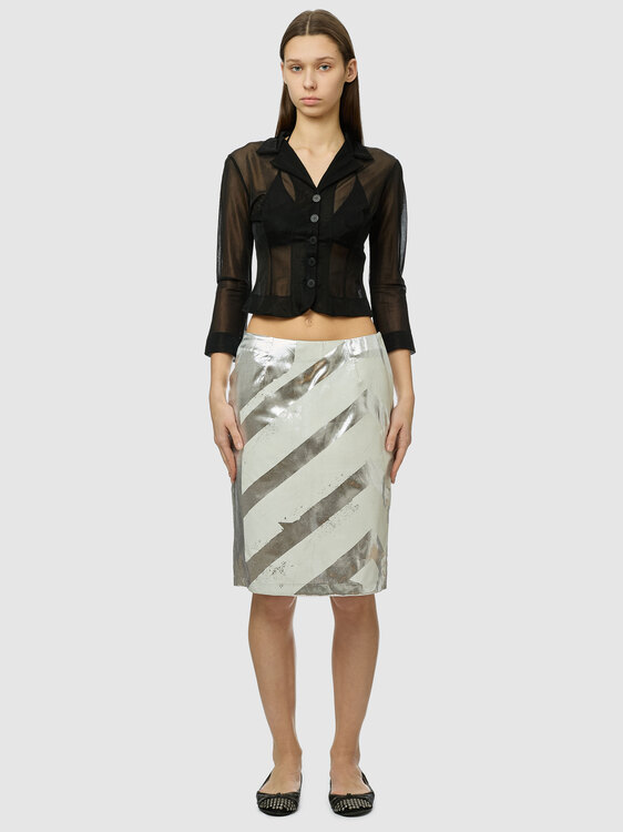 Plein Sud Black Mesh Blazer 