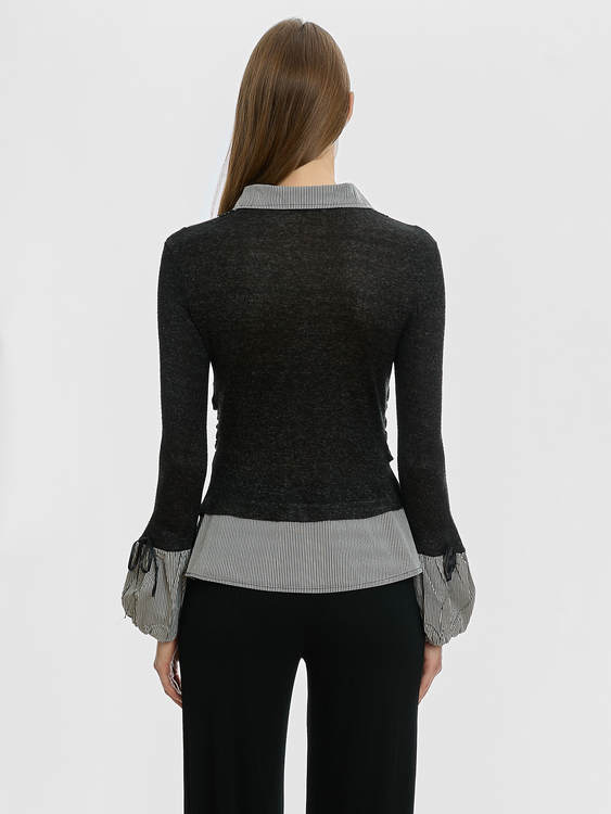 Integrated Shirt Jumper 