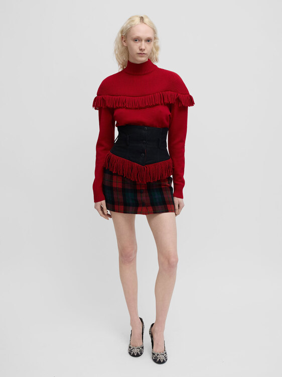 Plein Sud Tartan Skirt 