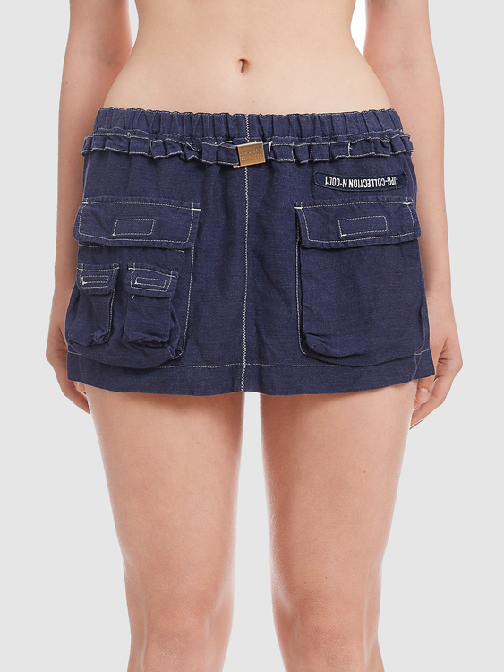 Gaultier Cargo Mini Skirt 