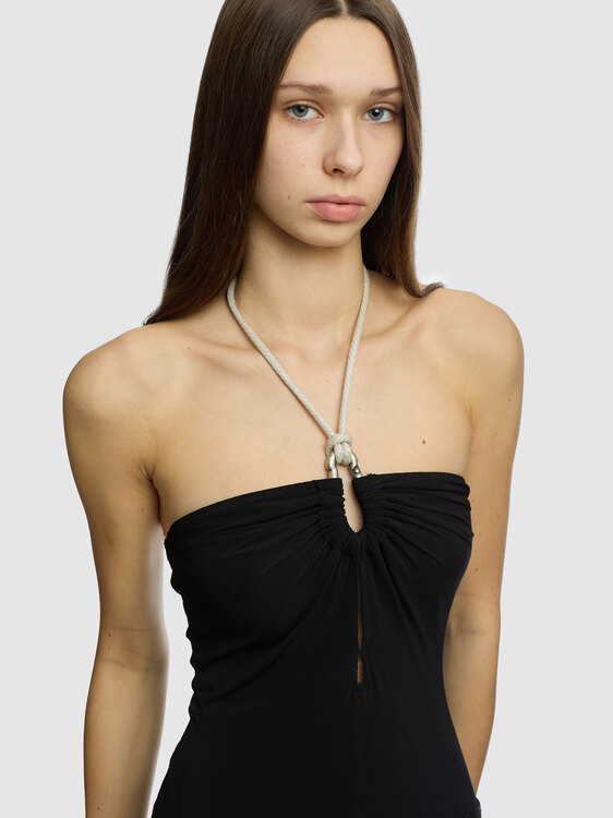 Extē Halter Midi Dress 
