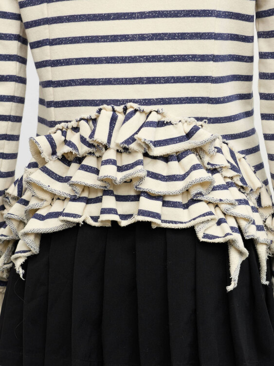 Fornarina Striped Jersey Blazer 