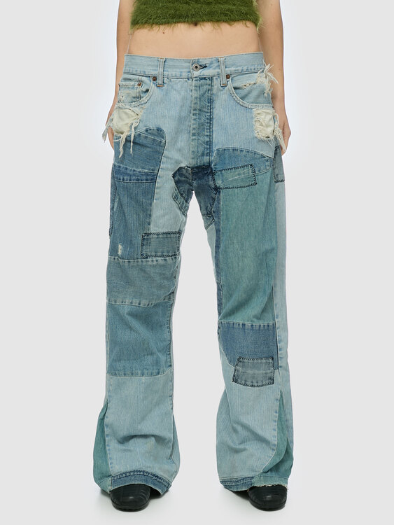 Nolita Deconstructed Patchwork Jeans 