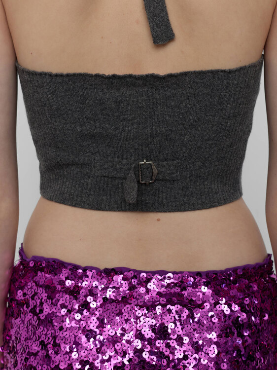 Valentino Knitted Halter Top 