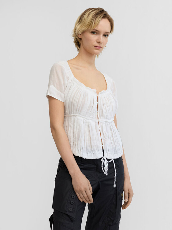 Zucca Gathered Blouse 