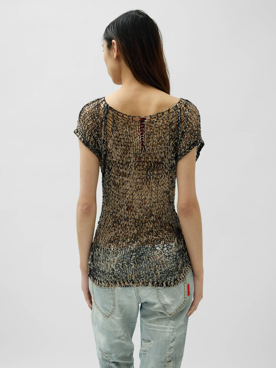 Gazebo Openwork Knit Top 