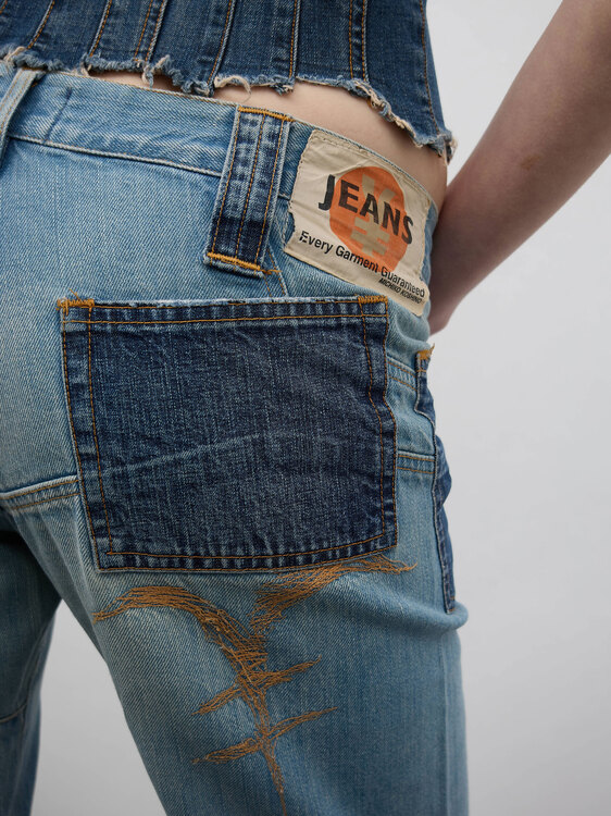 Michiko Koshino Patchwork Jeans 