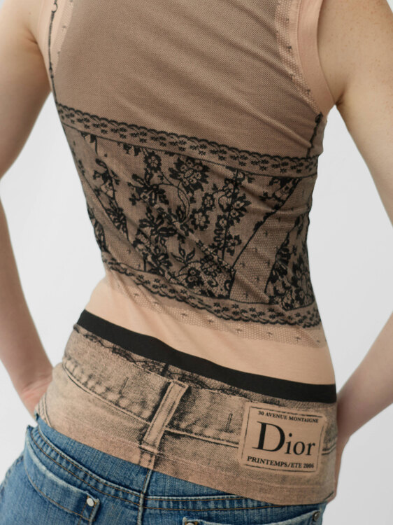 Dior Lace Print T-Shirt 