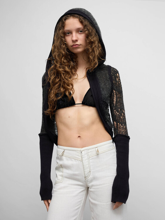 Diesel Knitted Open Cardigan 