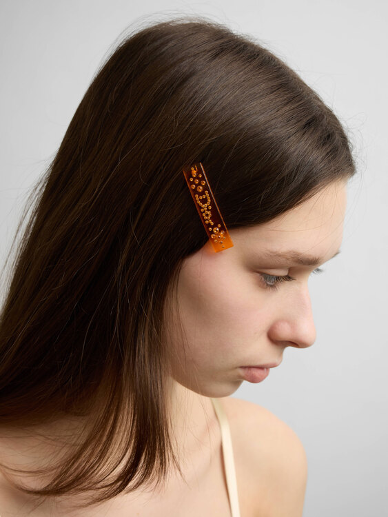 Dior Perspex Hair Clip 