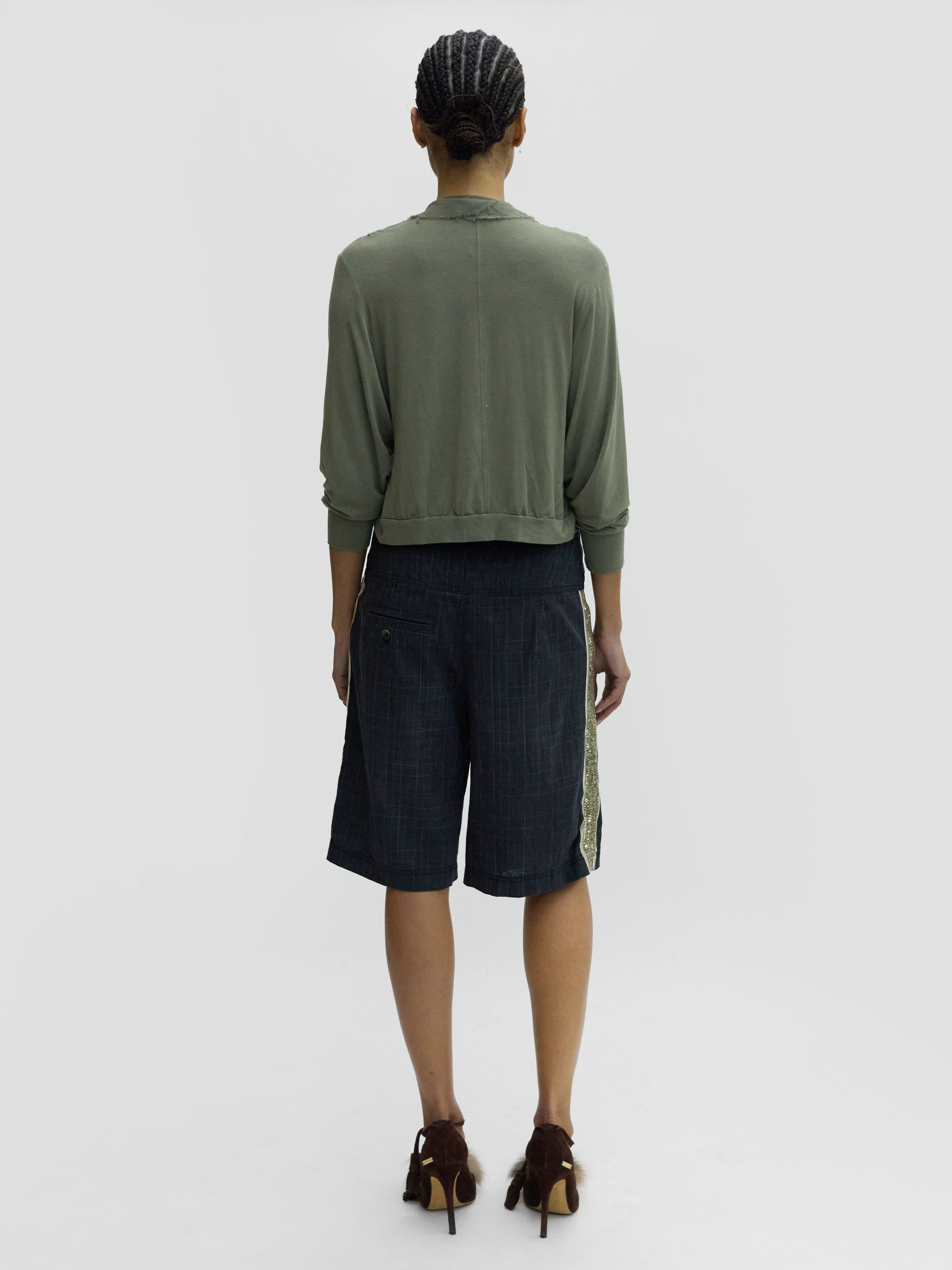 Patrizia Pepe Checkered Shorts 