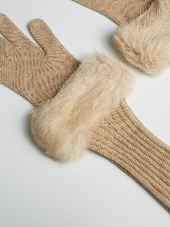 Sportmax Beige Gloves 