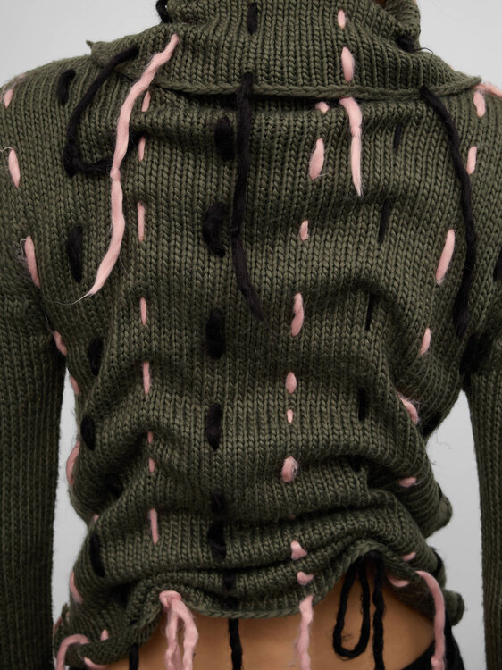 Killah Khaki Green Jumper 