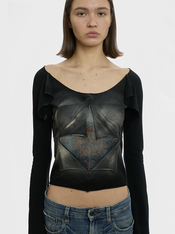 Andrew Mackenzie Patchwork Top 