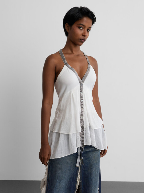 Cop Copine Layered Halter Top 