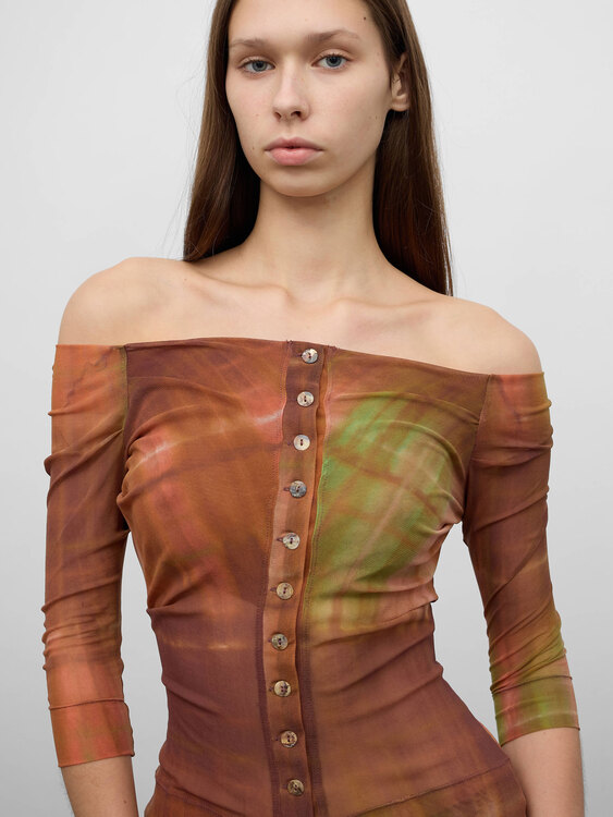 Plein Sud Mesh Cardigan 