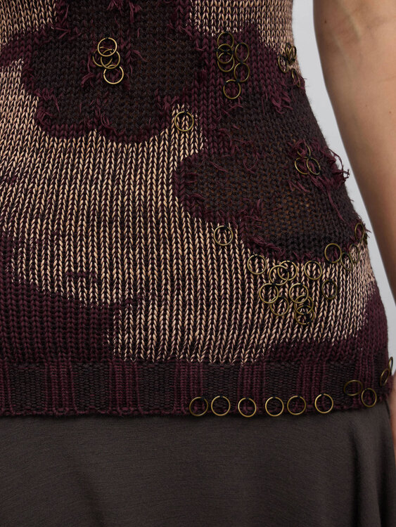 Knitted Bustier Top 