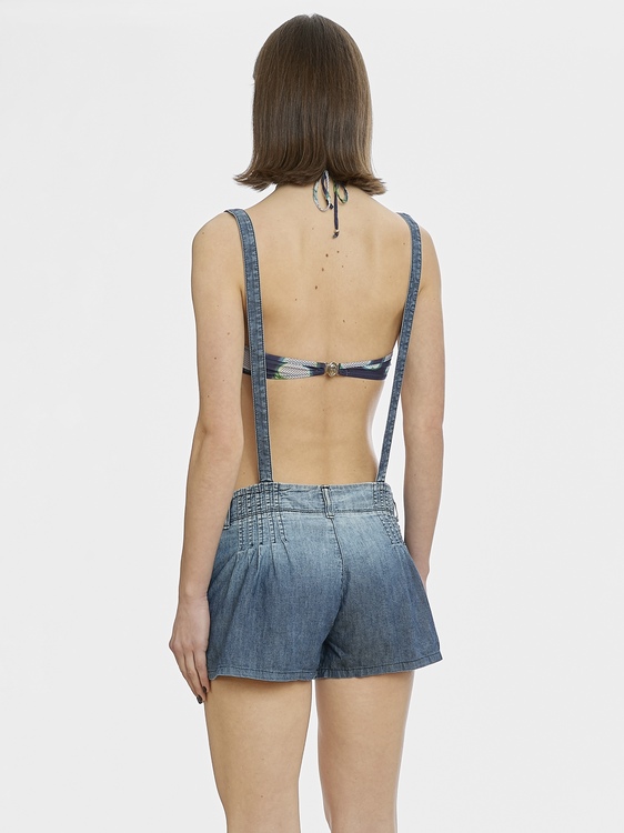Killah Pleated Mini Shorts 