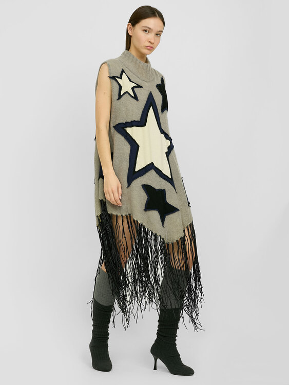 E-play Fringed Star Poncho 