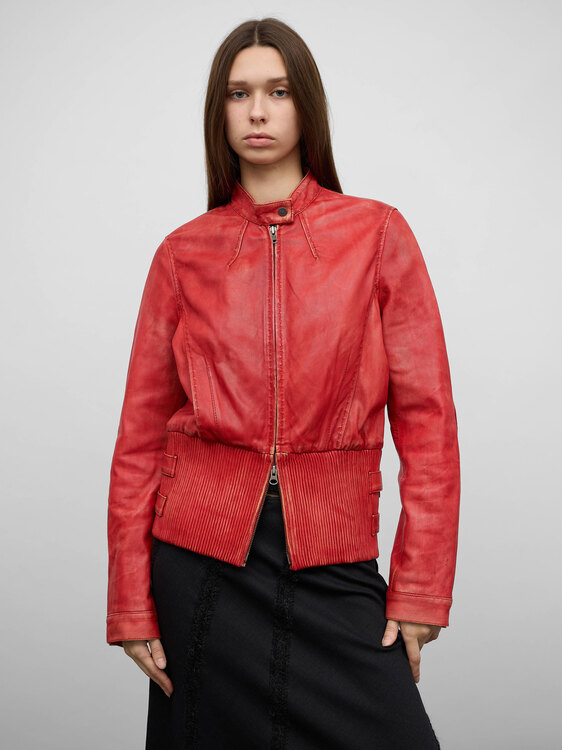 Iceberg Leather Jacket 