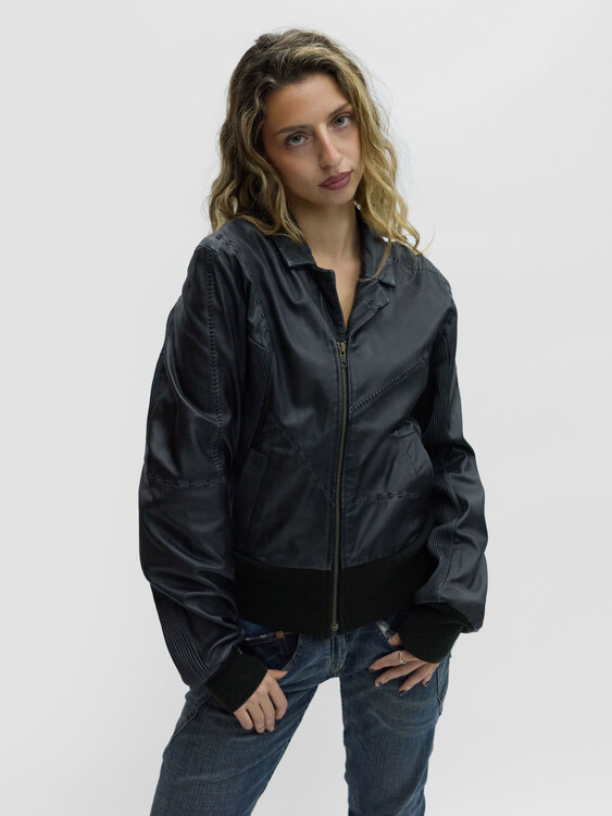 Michiko Koshino Leather Jacket 