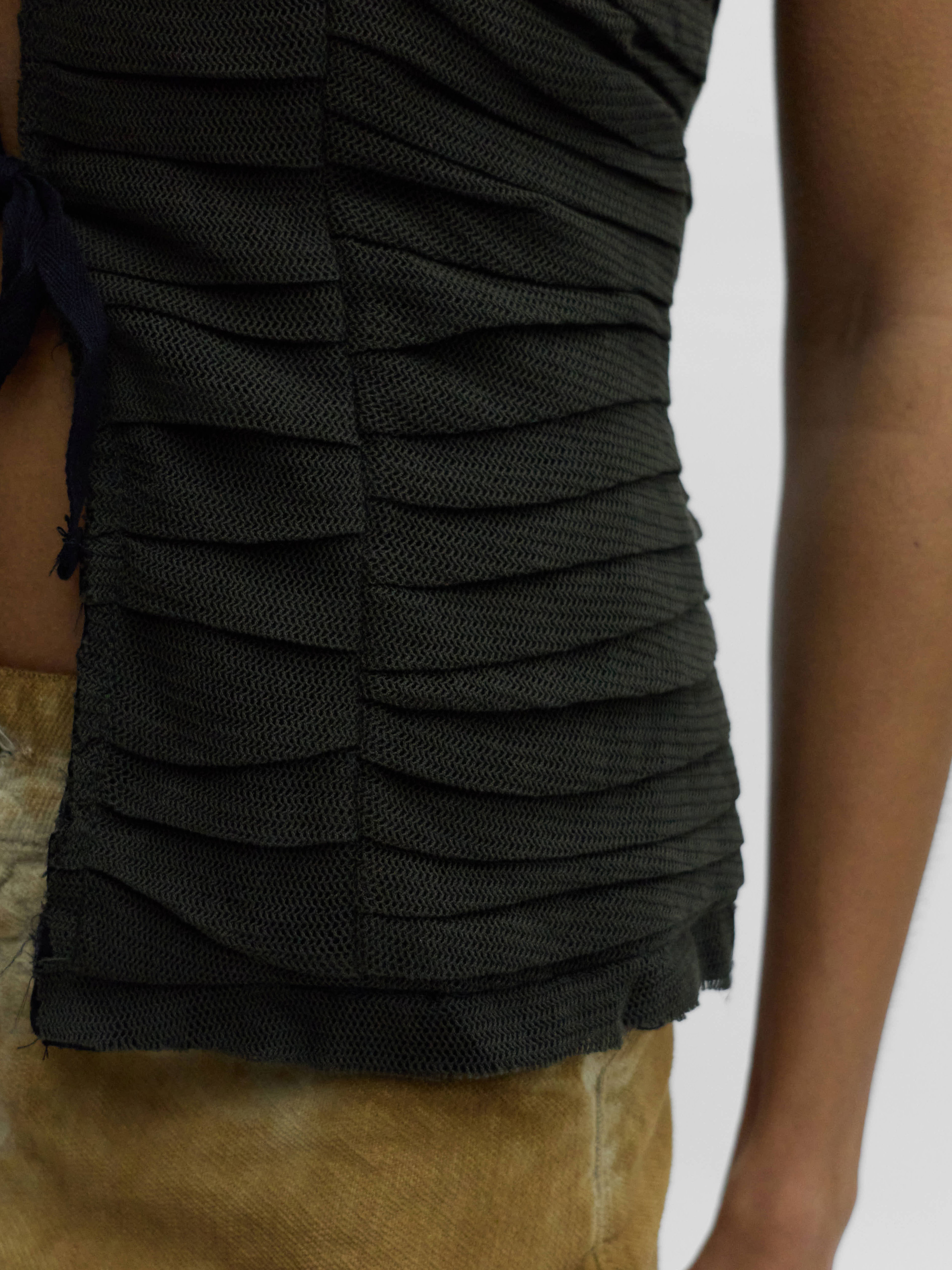 Khaki Layered Bustier 