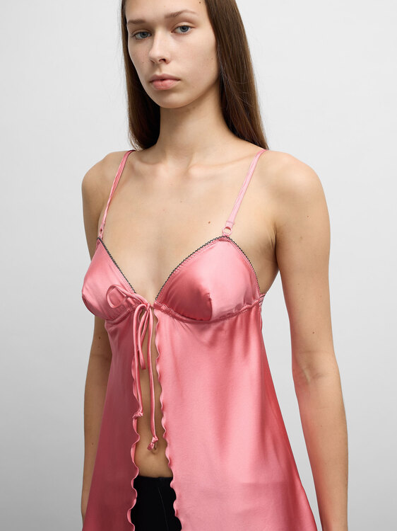 Diesel Pink Silk Top 