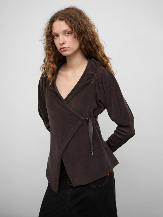 Cop Copine Fleece Cardigan 