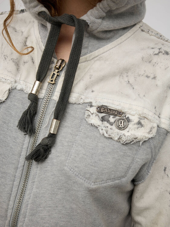 Galliano Deconstructed Hoodie 