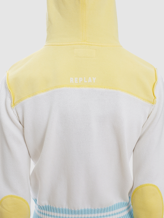 Replay Knitted Zip-Up Cardigan 