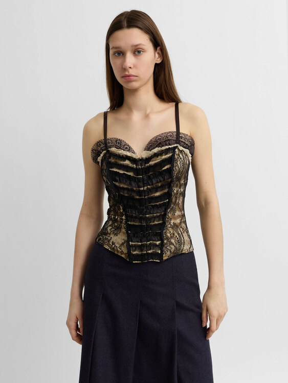 Morgan De Toi Lace Bustier 