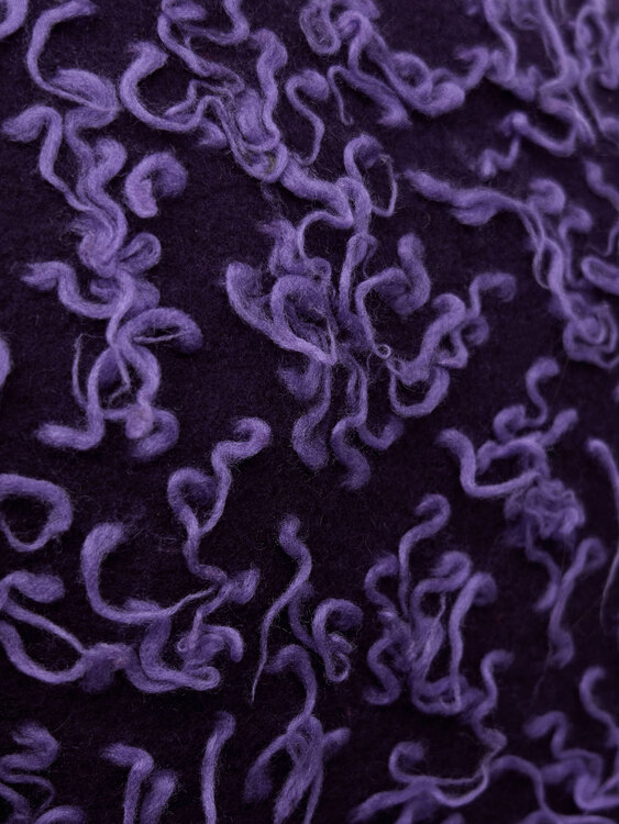 Miss Sixty Purple Fuzzy Top 