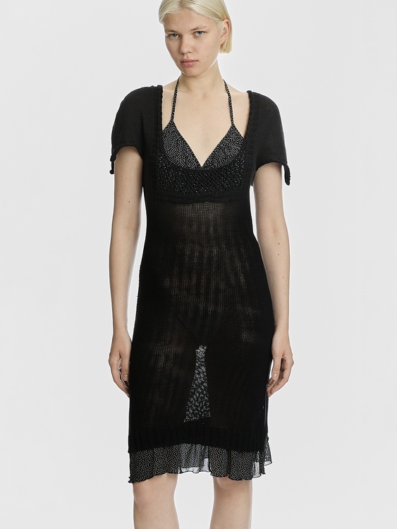 Knitted Midi Dress 