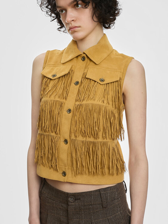 Plein Sud Fringed Vest 