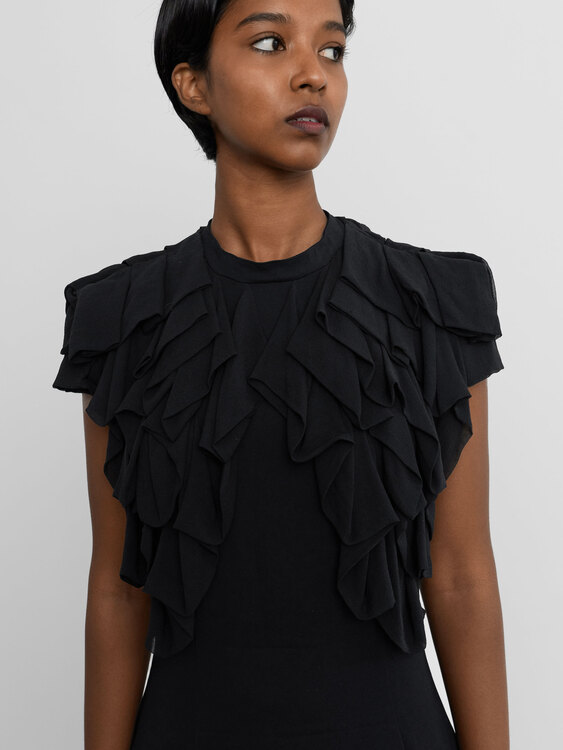 Plein Sud Ruffle Detail Dress 