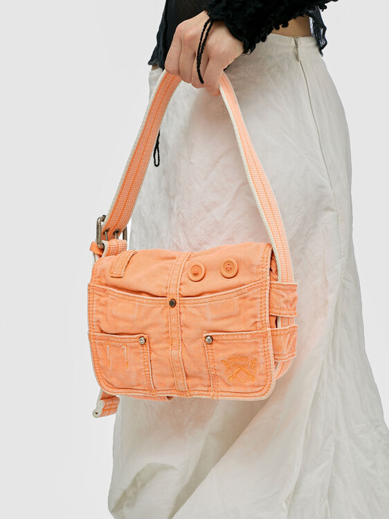 Diesel Canvas Shoulder Bag 