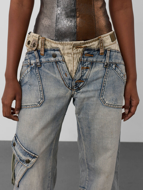 Stefanel Deconstructed Jeans 